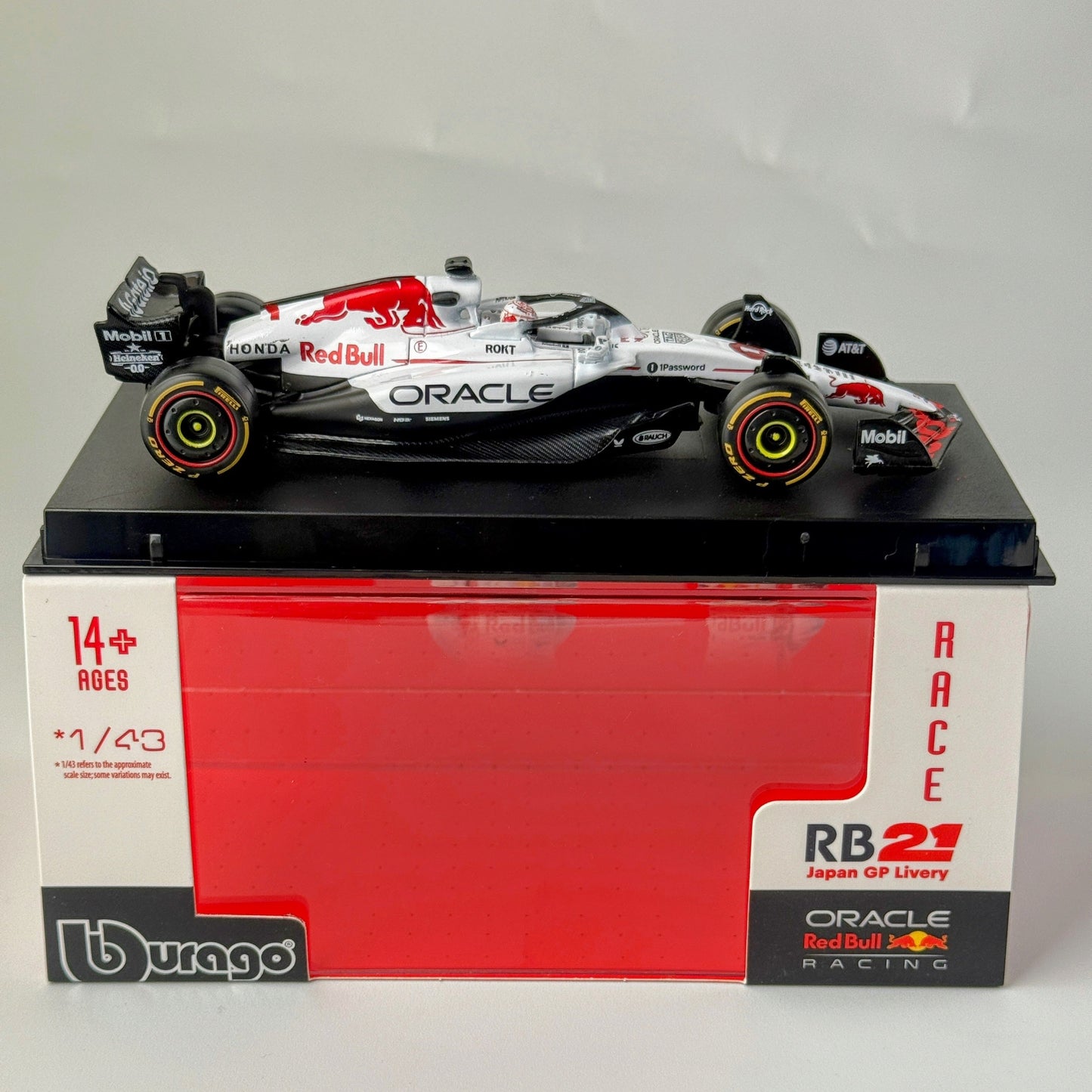 Max Verstappen #1 - RedBull Racing RB21 Japan Spl Livery | 1:43 Scale model