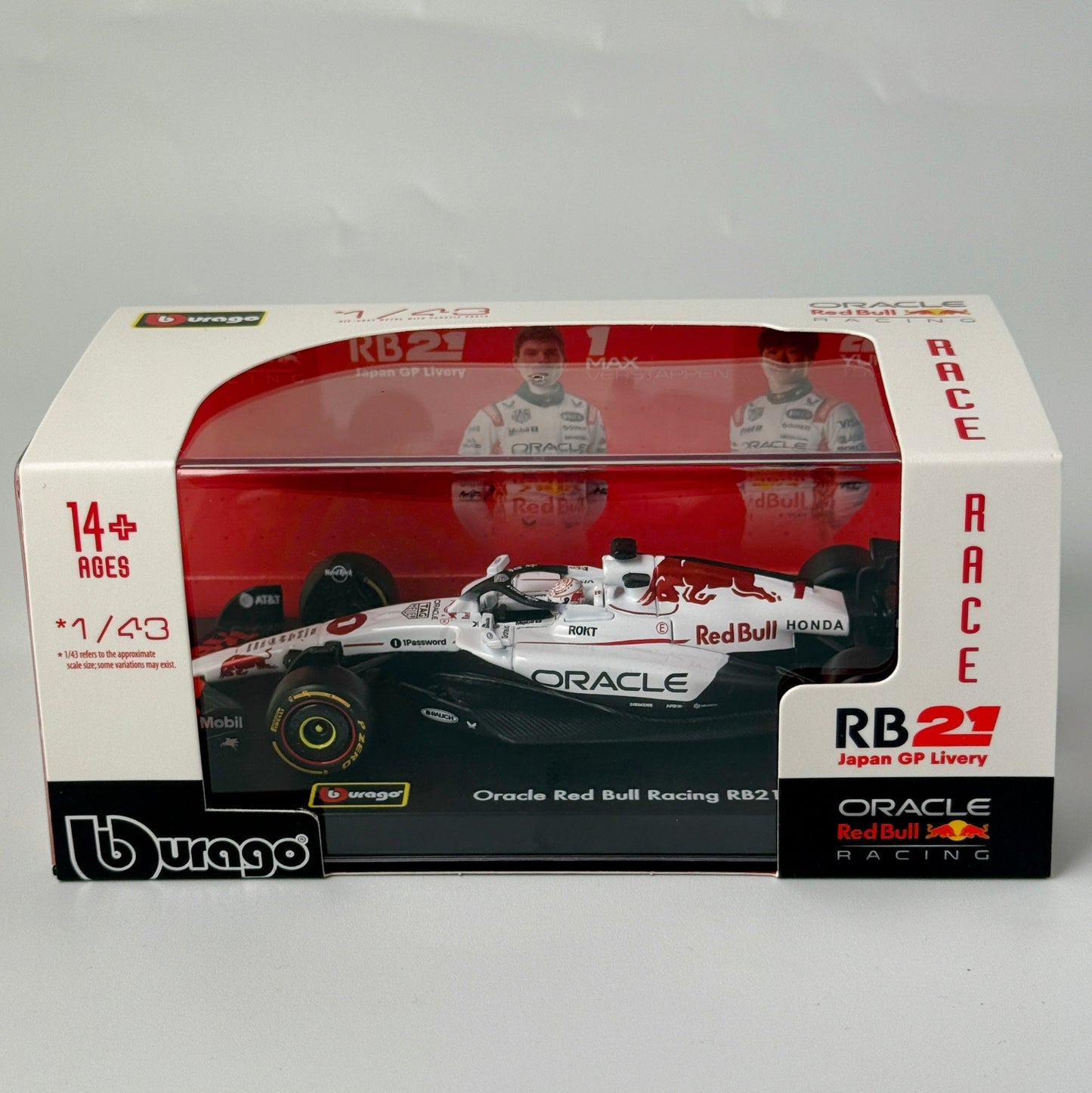 Max Verstappen #1 - RedBull Racing RB21 Japan Spl Livery | 1:43 Scale model