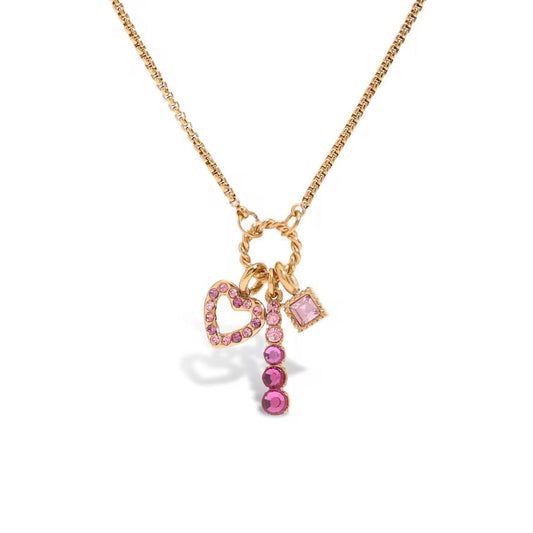 Pink Promise Charm Necklace