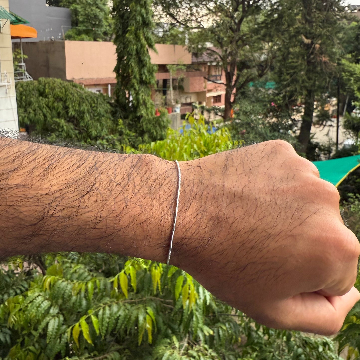 MICRO ROUND BRACELET (SILVER)