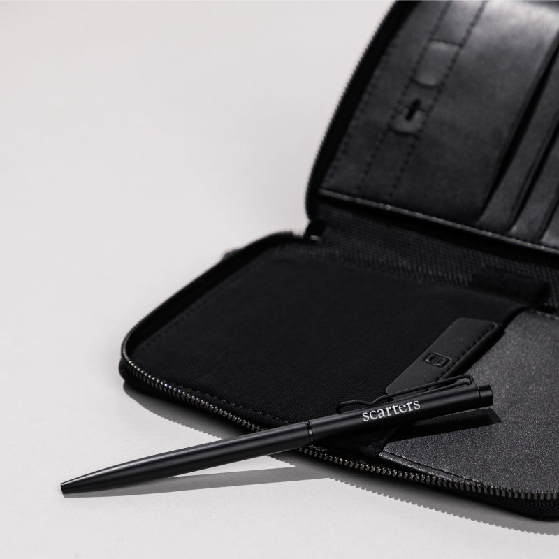Scaters Passport Zip Wallet | Black