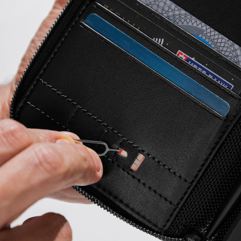 Scaters Passport Zip Wallet | Black