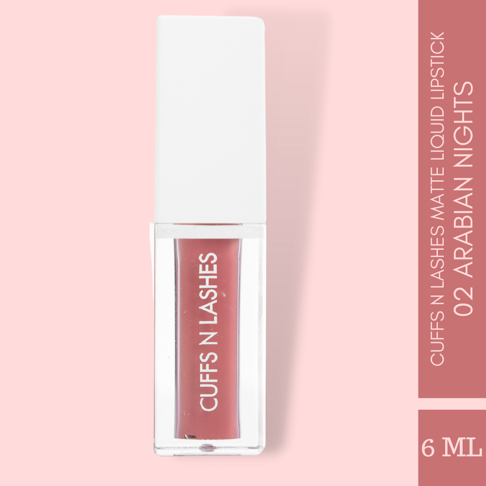 Cuffs N Lashes Matte Liquid Lipstick – Smudge-Proof
