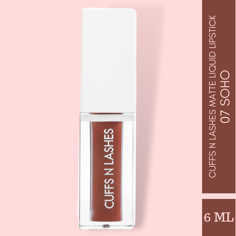 Cuffs N Lashes Matte Liquid Lipstick – Smudge-Proof