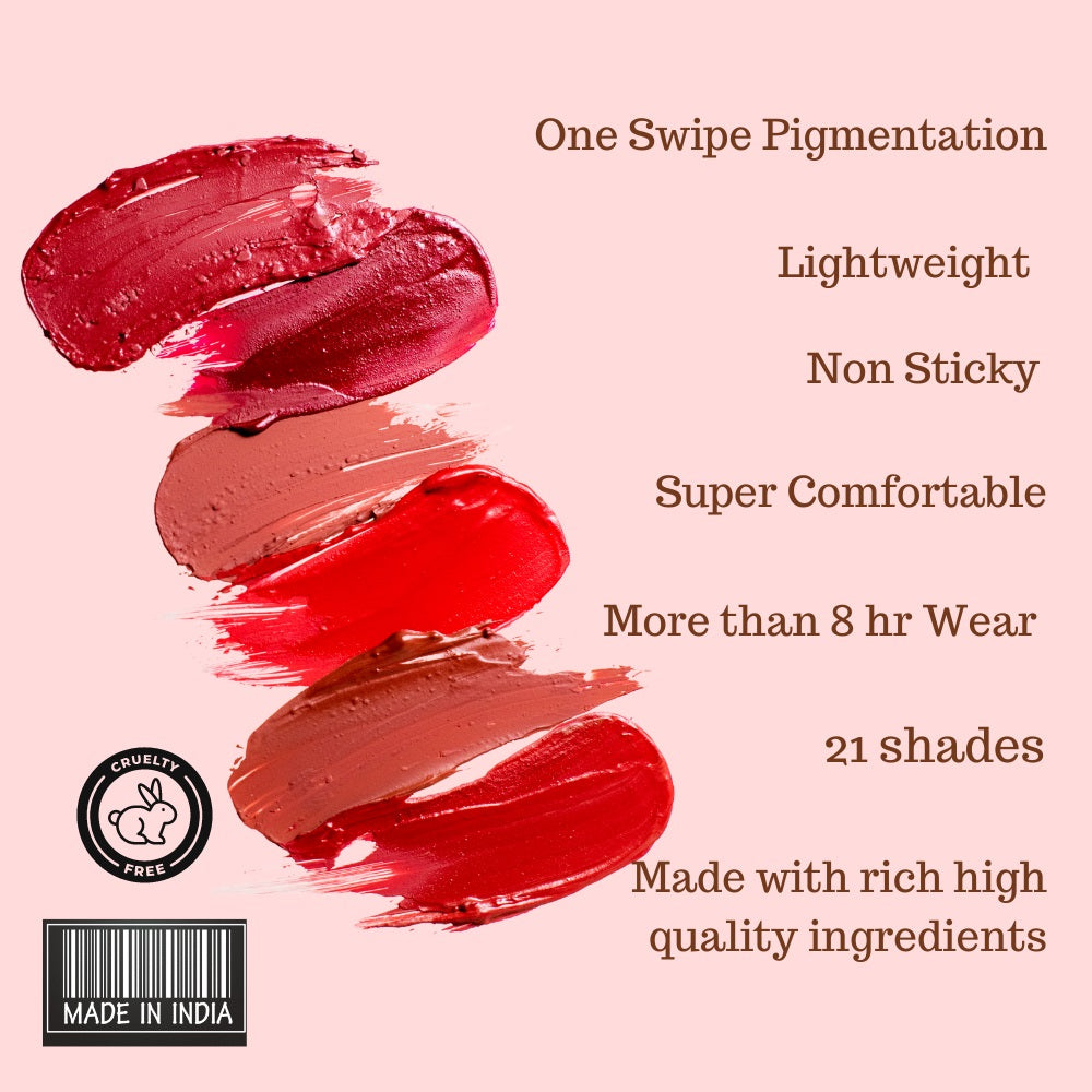Cuffs N Lashes Matte Liquid Lipstick – Smudge-Proof