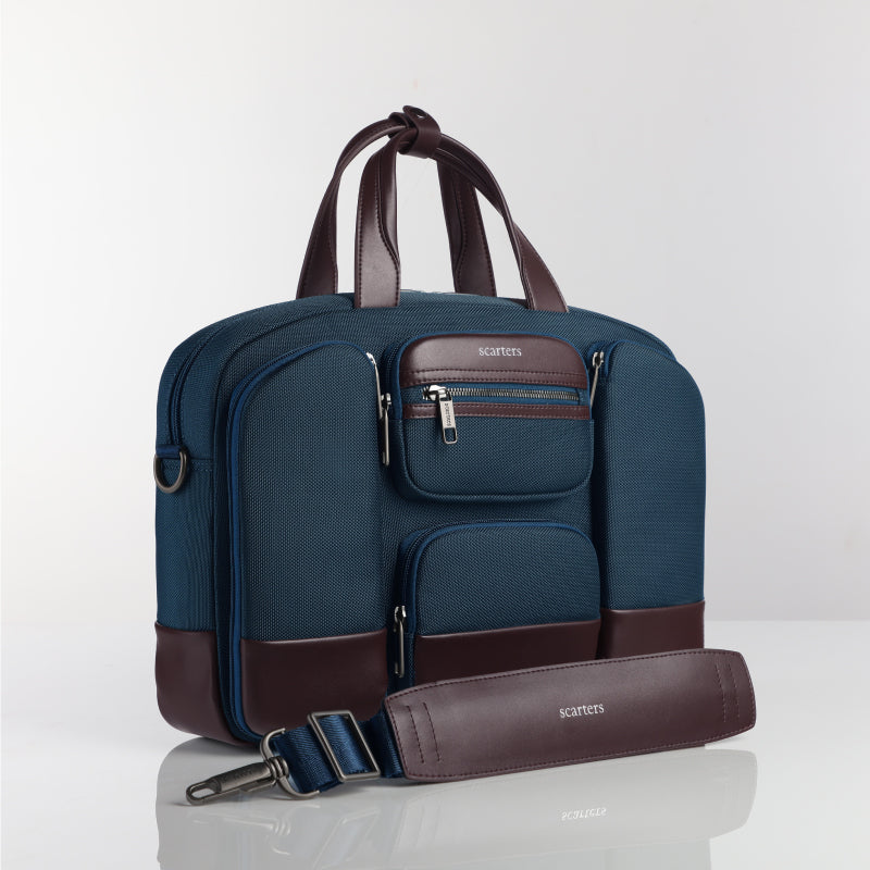 Scaters The Terminal | Office Messenger Bag - Navy Blue