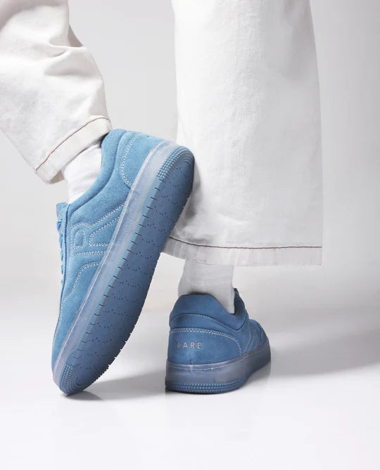 RARE RABBIT LEATHER LACE-UP SNEAKER