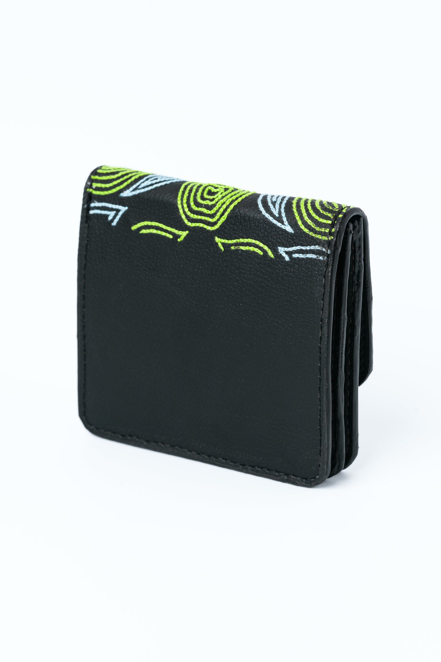 Lana Vegan Leather Card Holder – Black