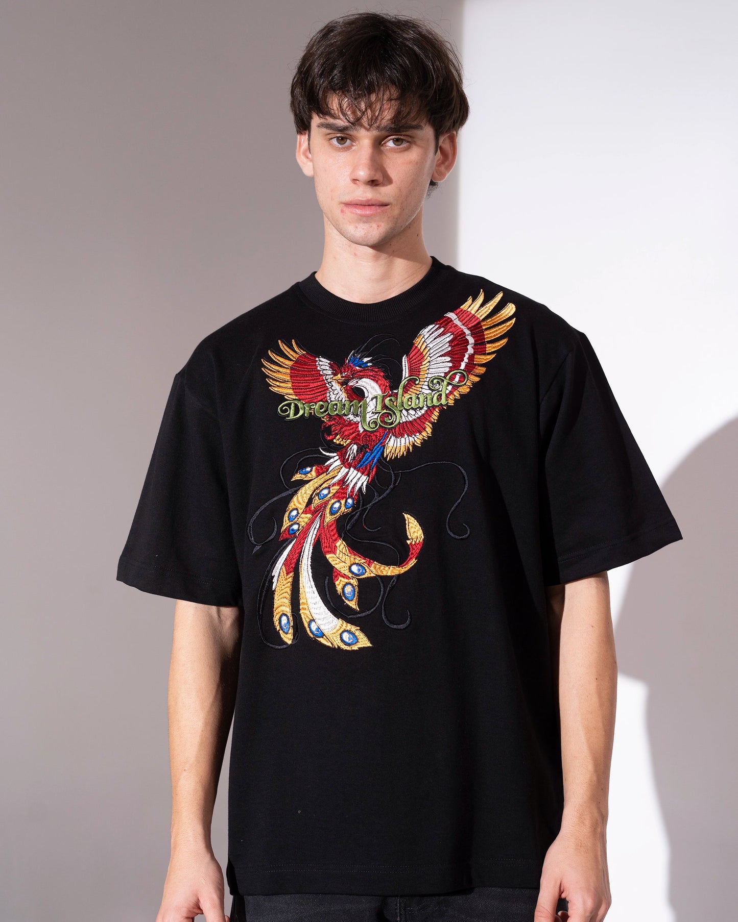 Dream Island PHOENIX CLASH T-SHIRT- BLACK