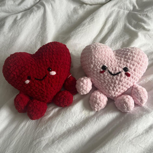 Heart Hug Crochet Plush