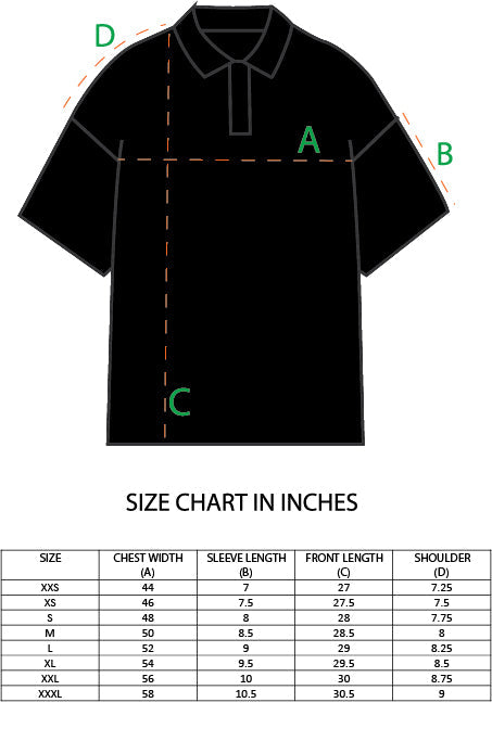 Dream Island RENAISSANCE POLO T-SHIRT - BLACK