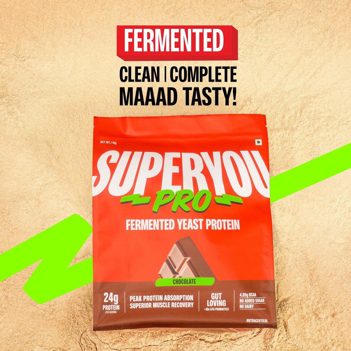 Super You Chocolate 1 Kg - Fermented Yeast Protein