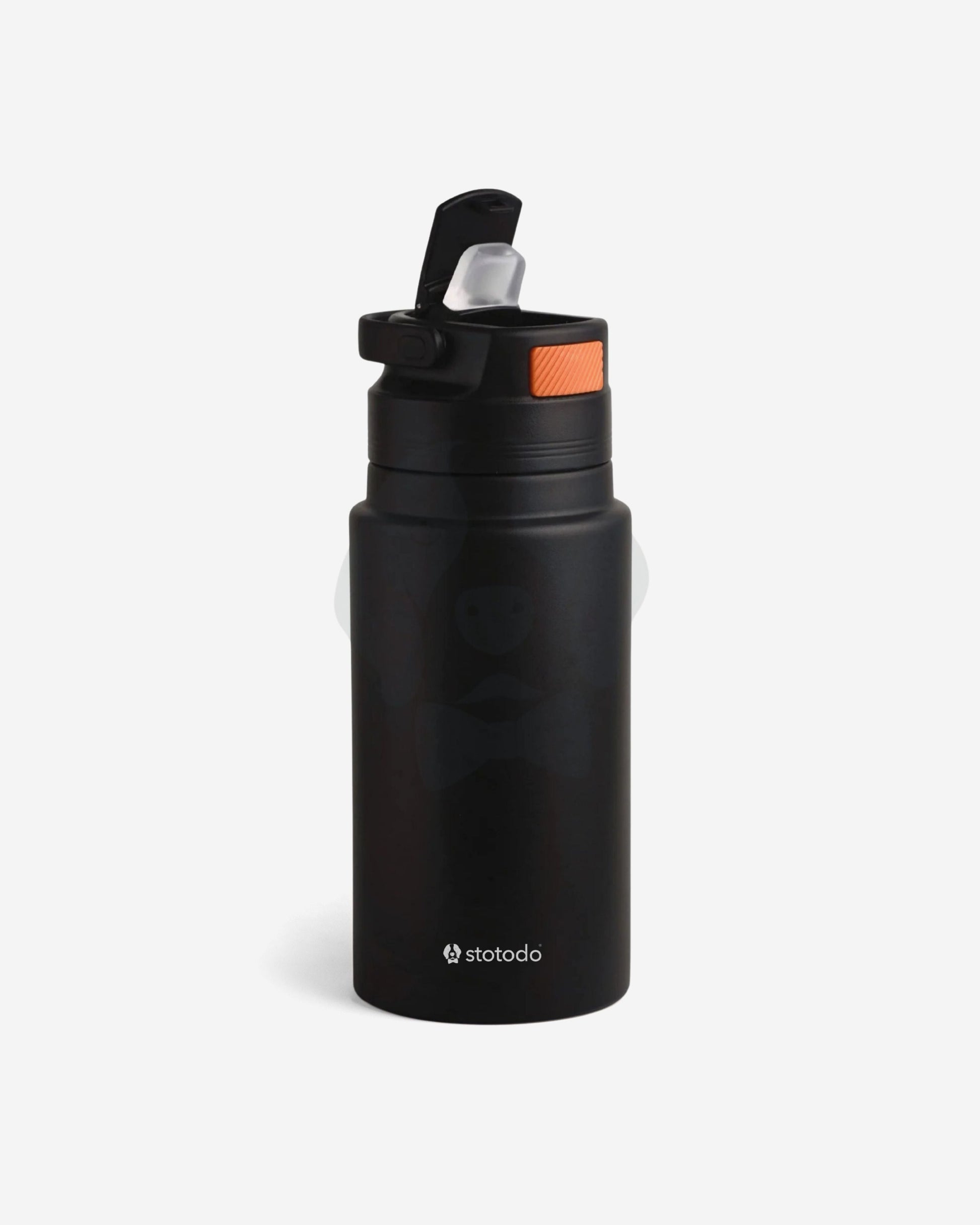 Stotodo Droid Insulated Sipper Flask Black – 800ml stainless steel sipper bottle for gym and travel