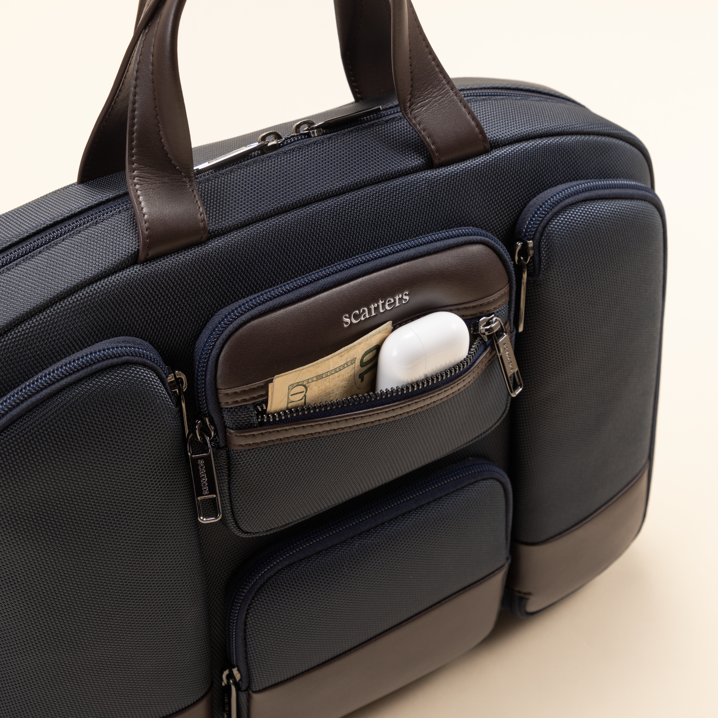 Scaters The Terminal | Office Messenger Bag - Navy Blue
