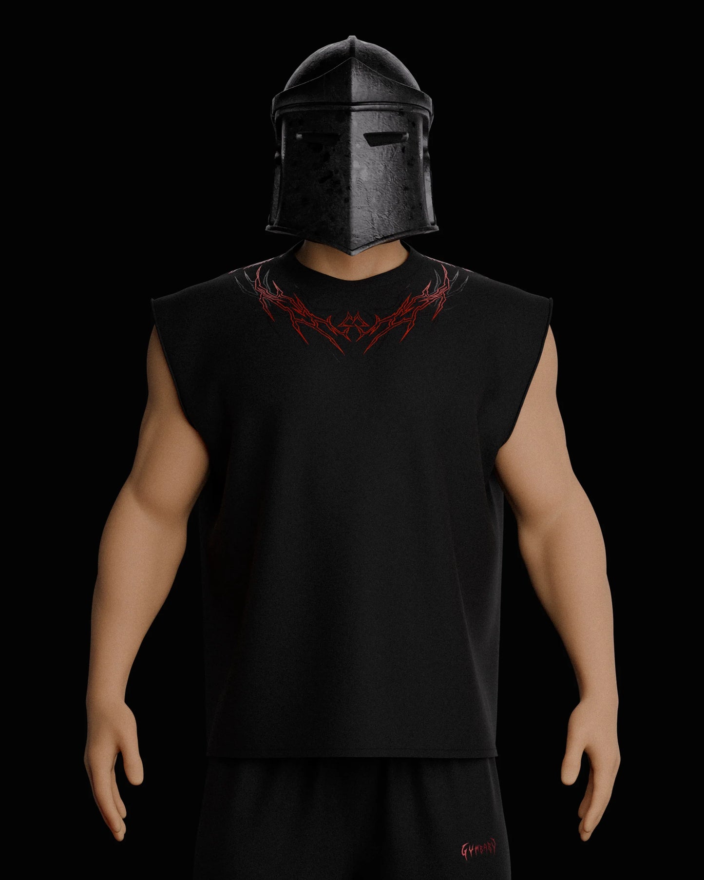 Hellscar Oversized Tank - Blood Red