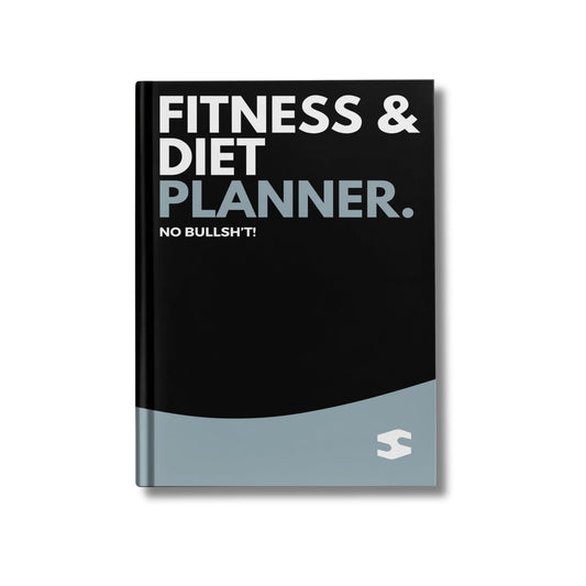 Fitness & Diet Planner, Gym Log Book & Food Journal - Workout Journal, Habit Tracker, Undated Daily Fitness Diary for Men & Women