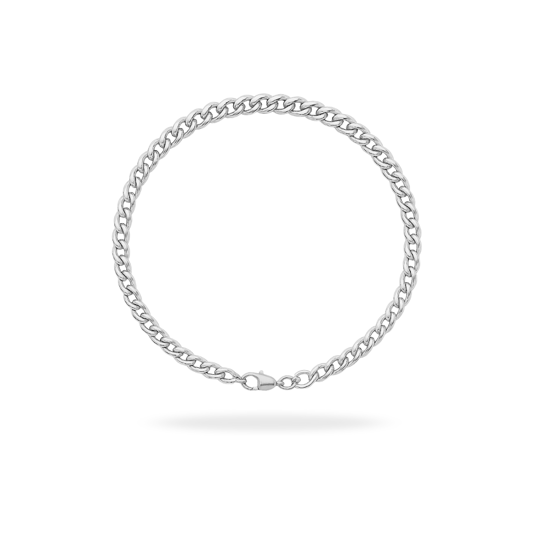 MICRO CUBAN BRACELET (SILVER)