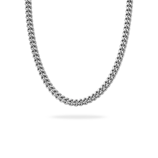 CUBAN CHAIN 8MM (SILVER)