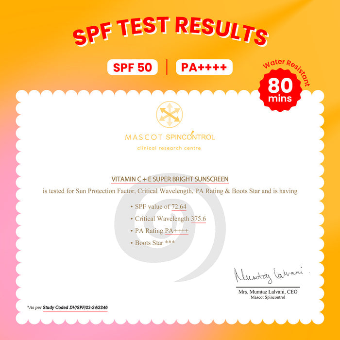 Dot & Key Vitamin C + E Sunscreen, SPF 50+ PA++++