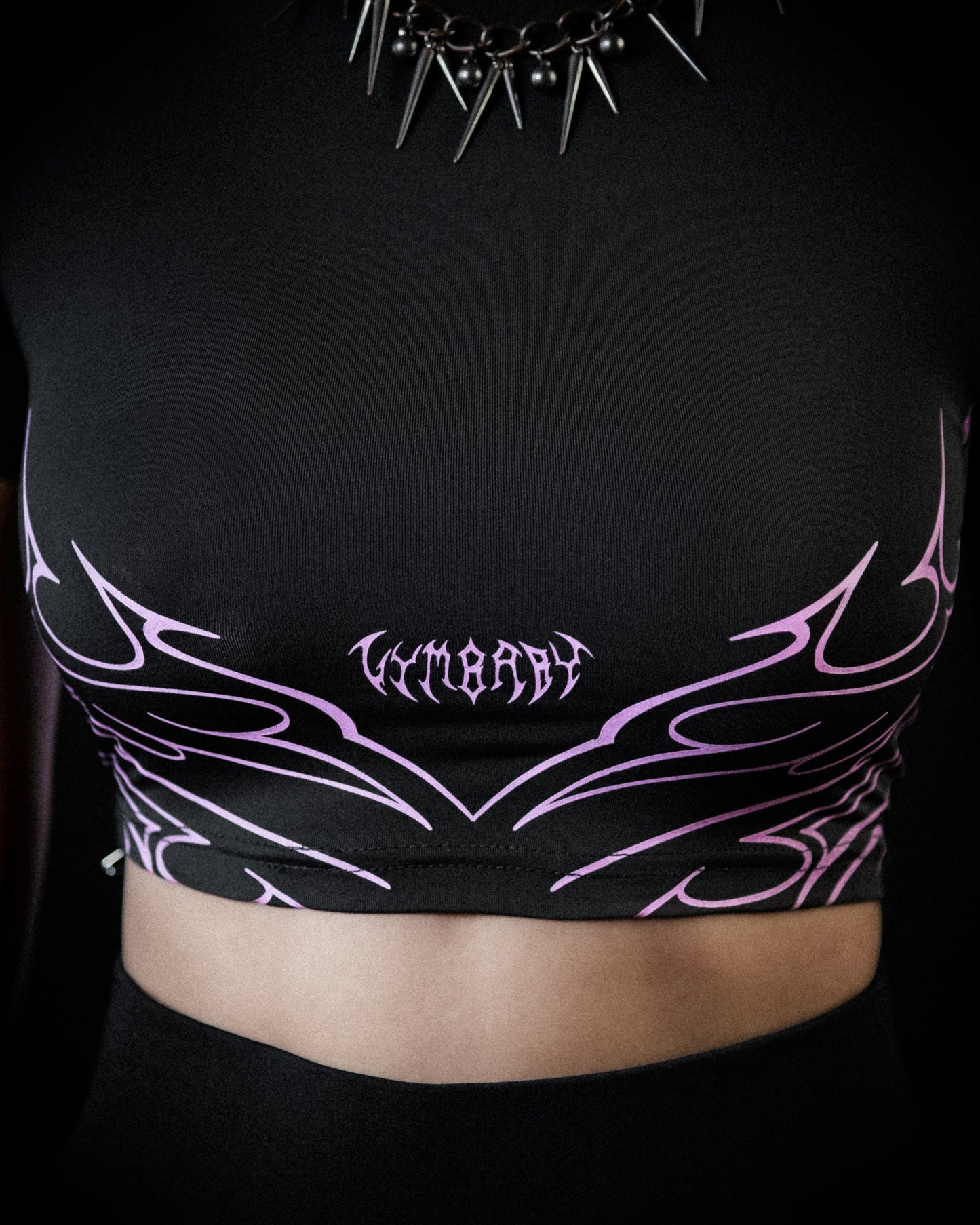Valkyrie Half Sleeve Compression Crop Top