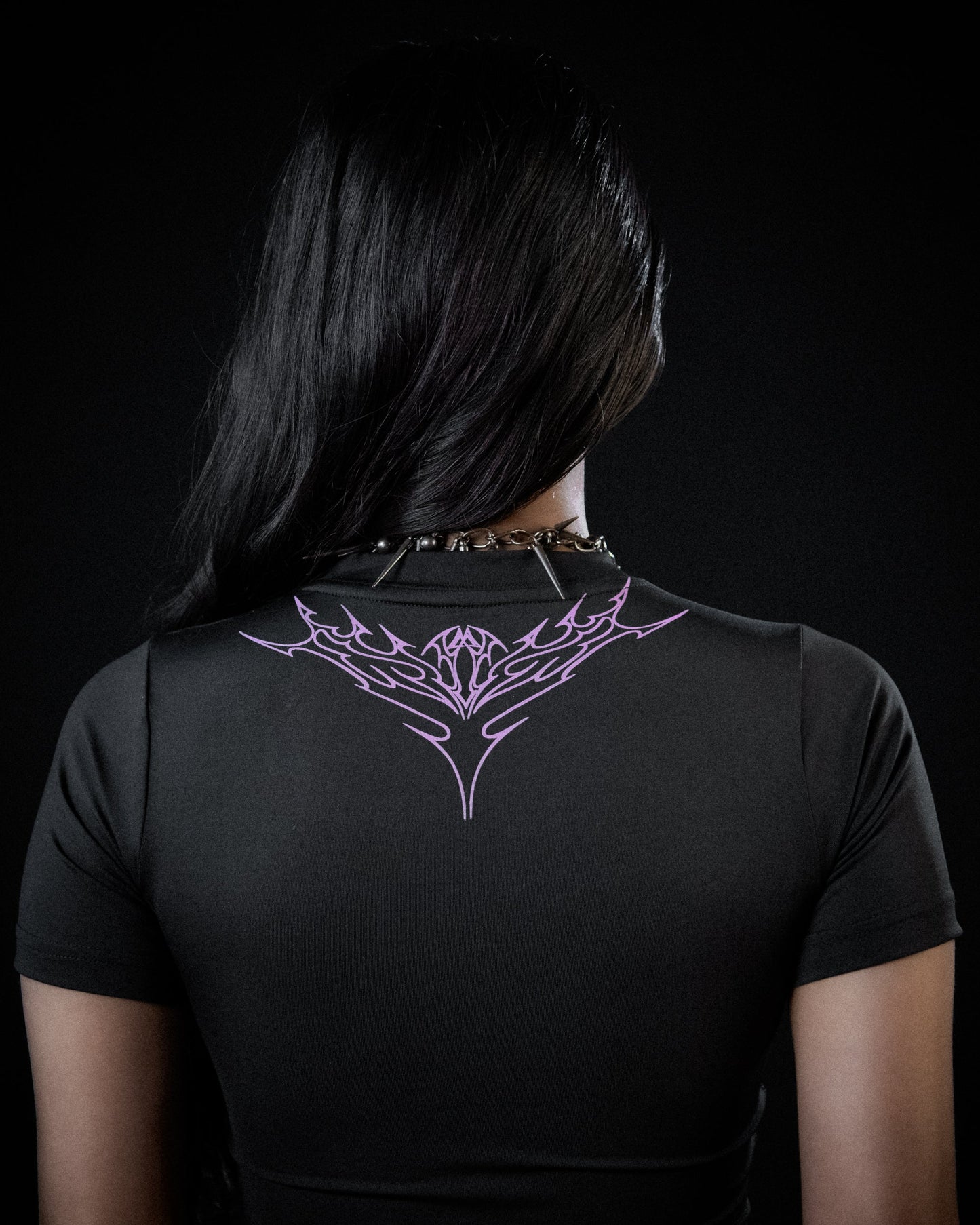 Valkyrie Half Sleeve Compression Crop Top
