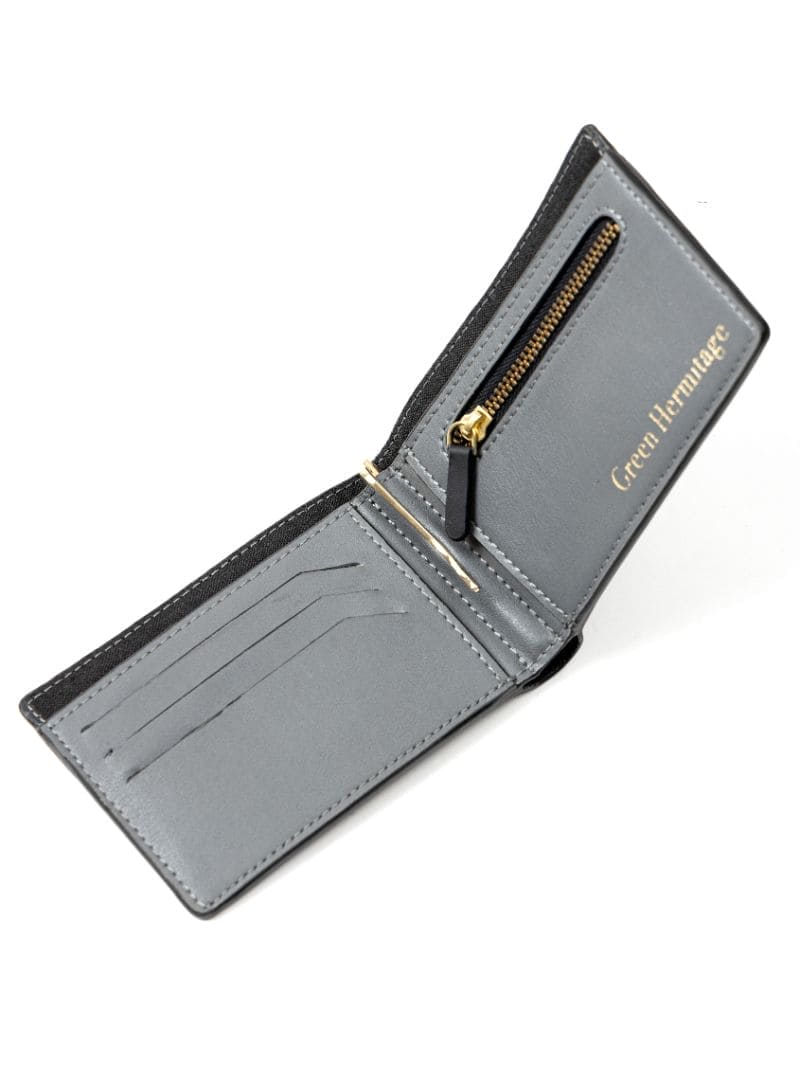 Zeus – Black & Grey | Plant Leather Men’s Wallet