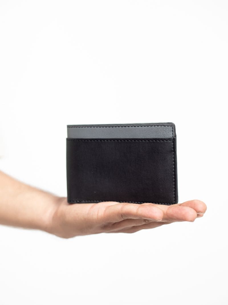 Zeus – Black & Grey | Plant Leather Men’s Wallet