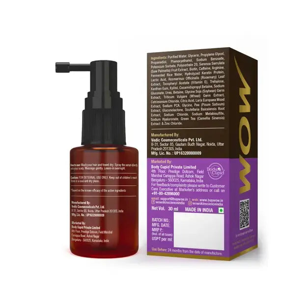 Wow Skincare Rosemary Pro Hair Growth Serum For Denser Hair - 30 ml - Pack Of 1