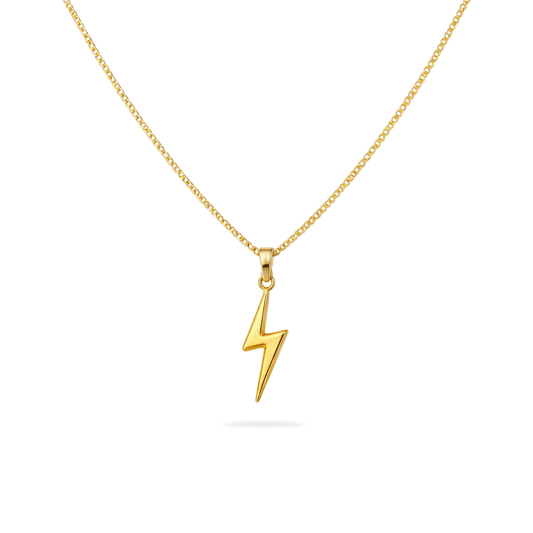 FLASH PENDANT WITH CHAIN (GOLD)