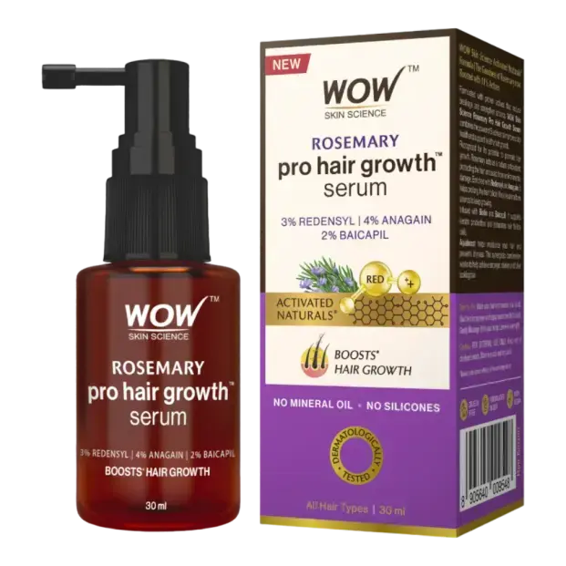 Wow Skincare Rosemary Pro Hair Growth Serum For Denser Hair - 30 ml - Pack Of 1