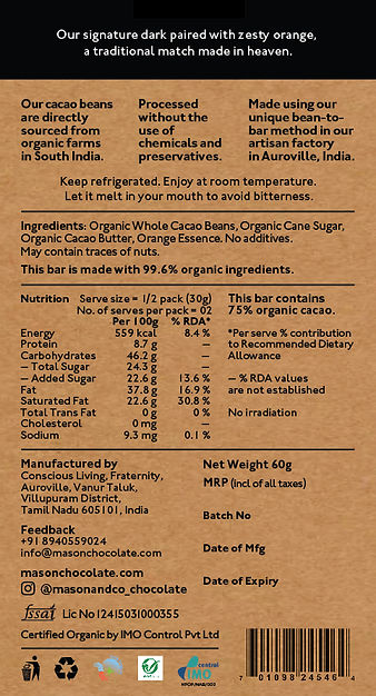 Mason & co Zesty Orange 60g