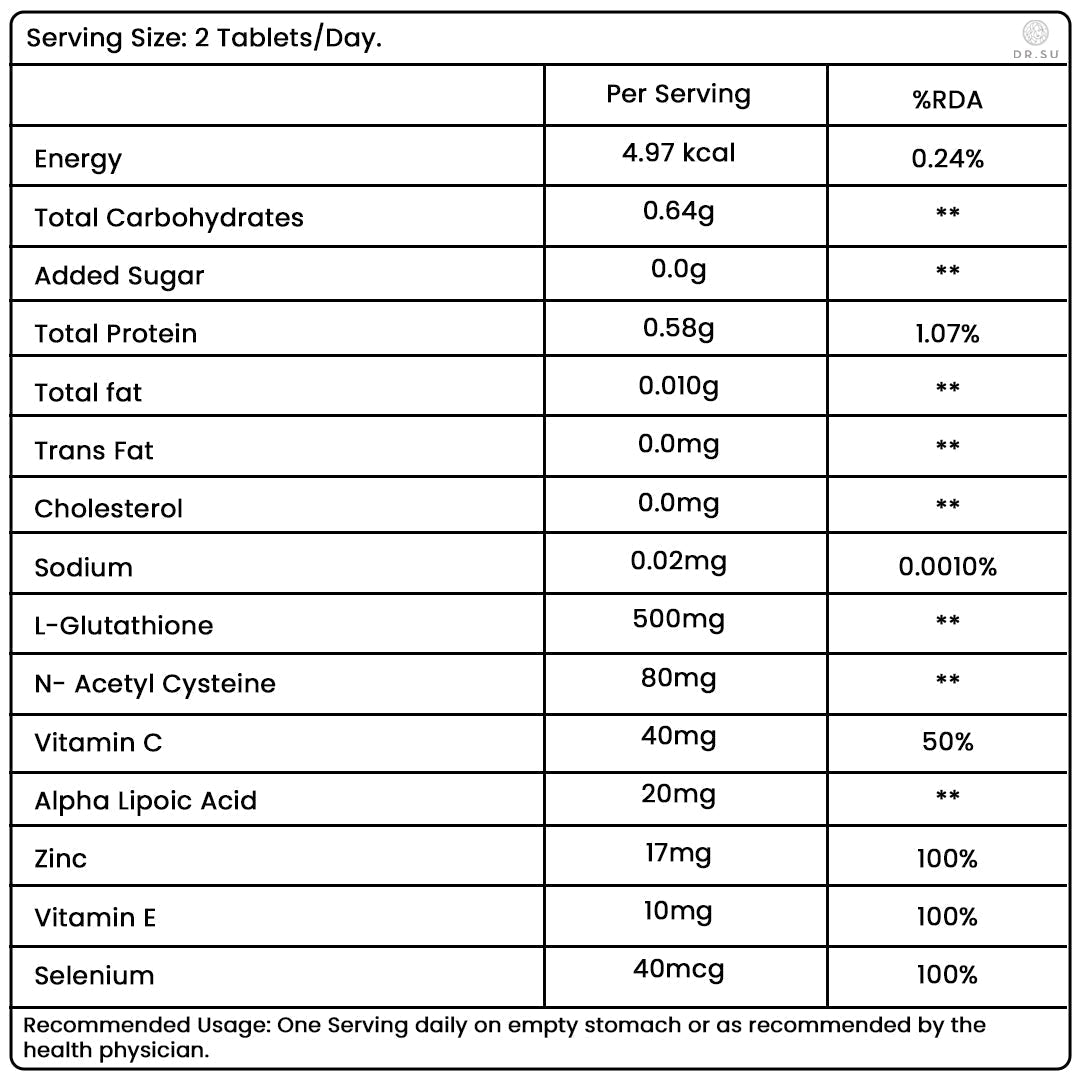 Dr. Su Gluta Glow (30 Servings)