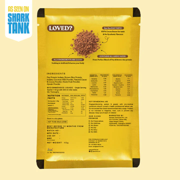 Honest Plant Protein - Indonesian Cocoa | Earthful
