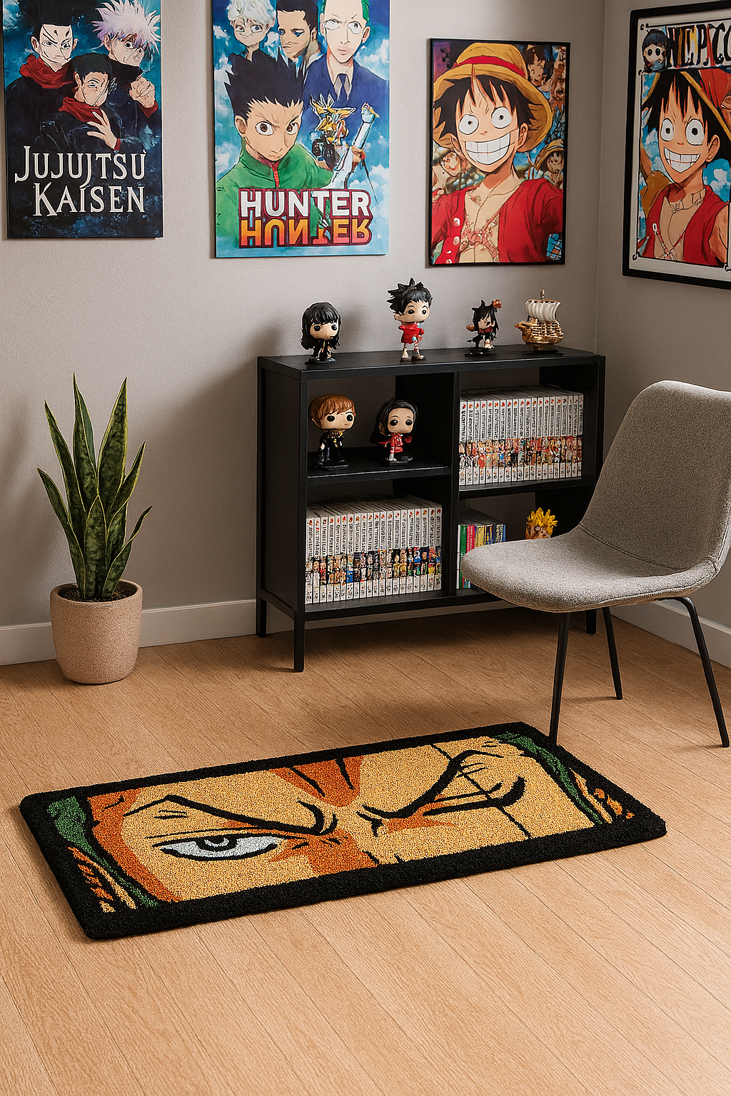 Roronoa Zoro One Piece Hand-Tufted Rug