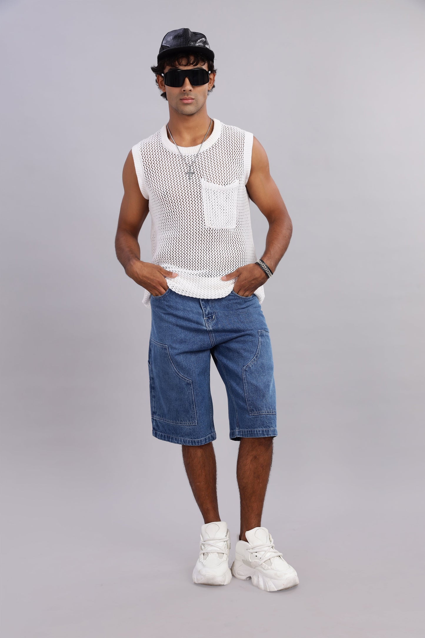 Vintage Blue Carpenter Denim Jorts