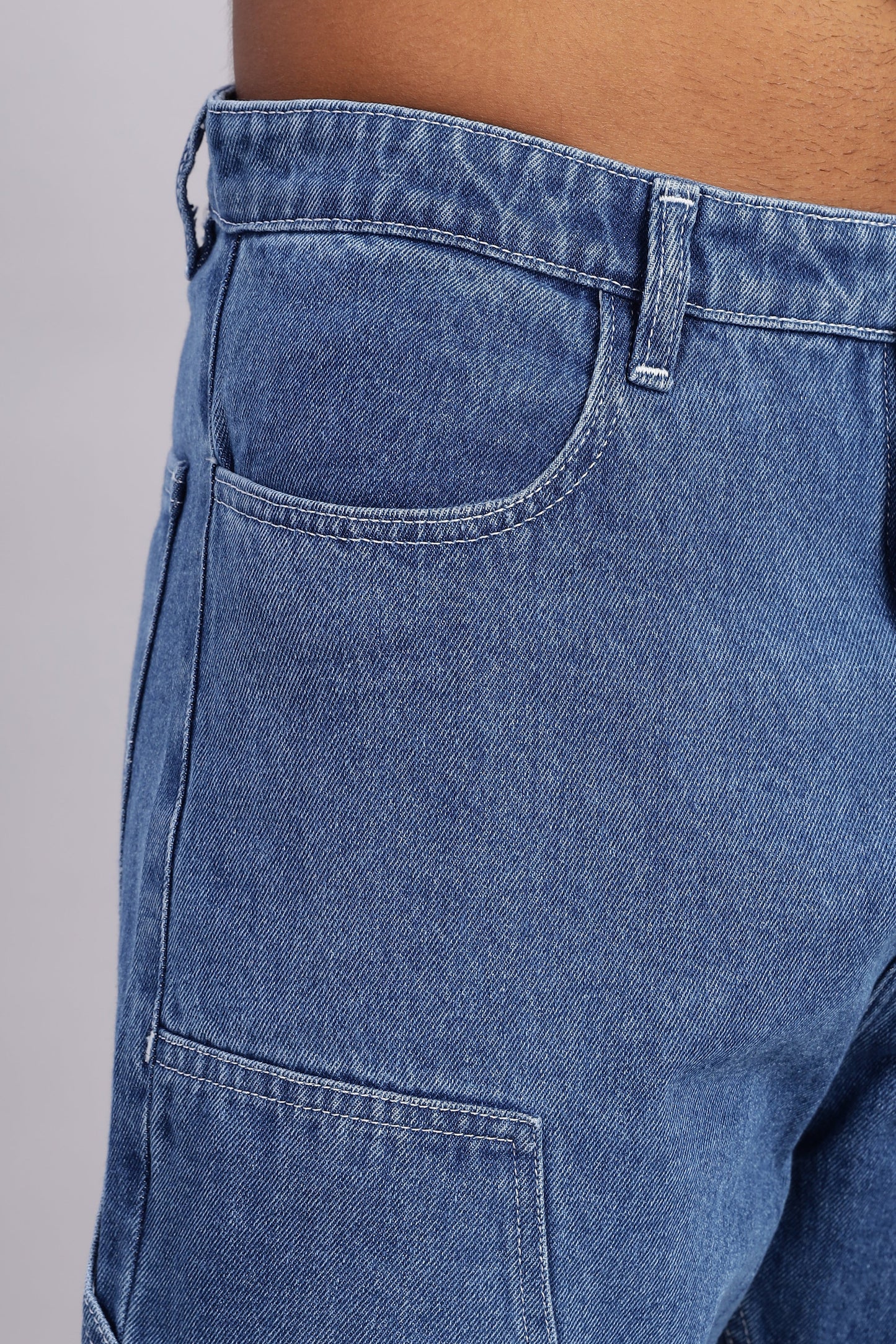 Vintage Blue Carpenter Denim Jorts