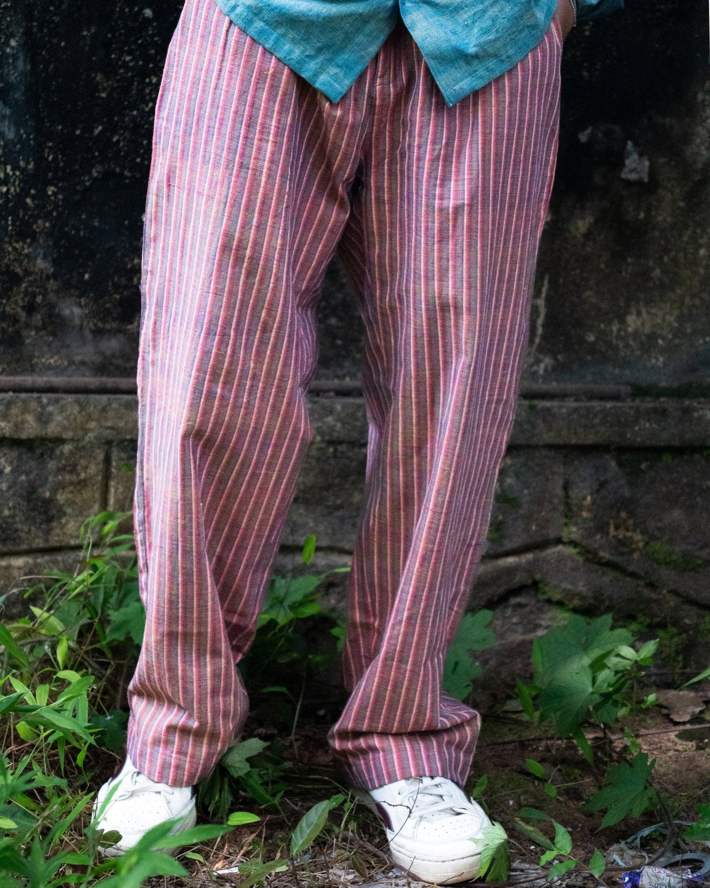 Green & Russet Handwoven Co - ord Set – 100% Cotton, Made With Love - Kaaro - handwoven cotton - sustainable - ethical