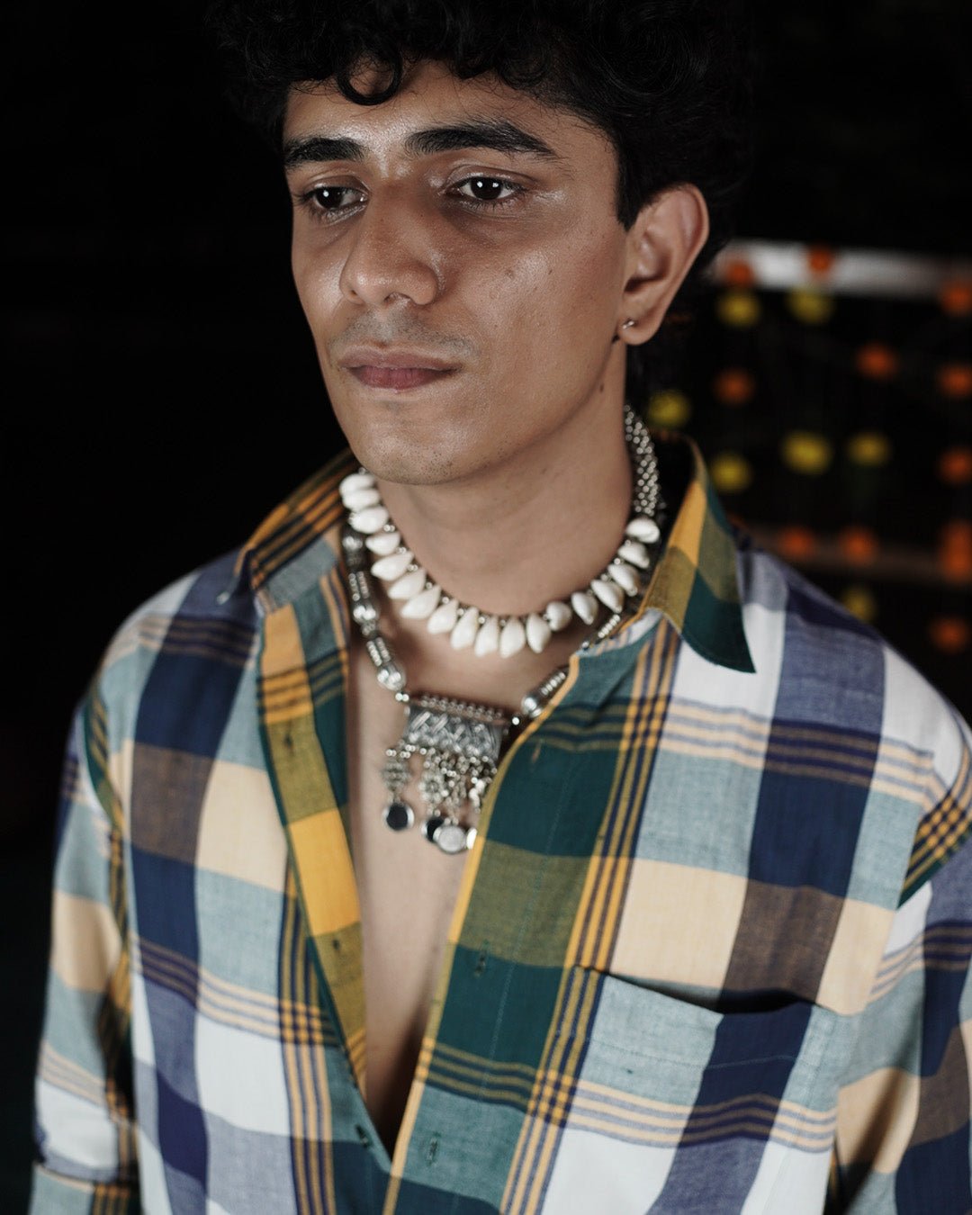 Harbour Dusk Handwoven Full Sleeve Shirt - Kaaro - handwoven cotton - sustainable - ethical