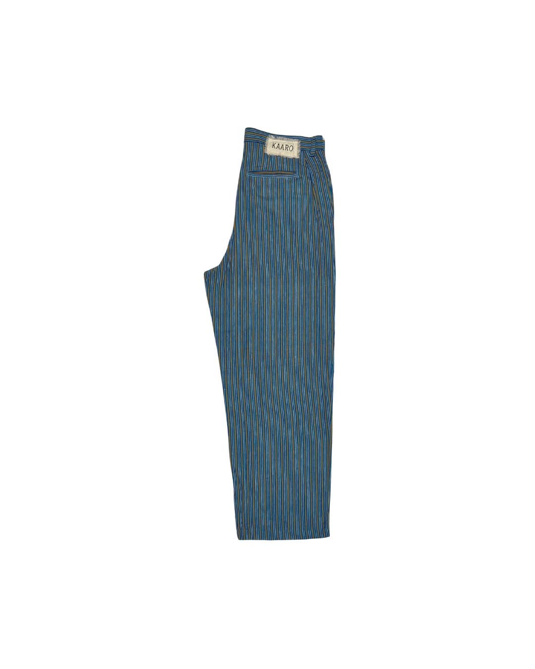 Horizon Striped Handwoven Trousers – Relaxed Fit - Kaaro - handwoven cotton - sustainable - ethical