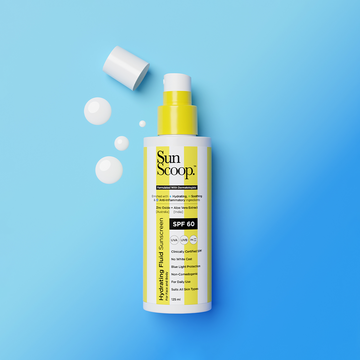 Sunscoop Hydrating Fluid Sunscreen for Face and Body | SPF 60, PA++++ (125ml)