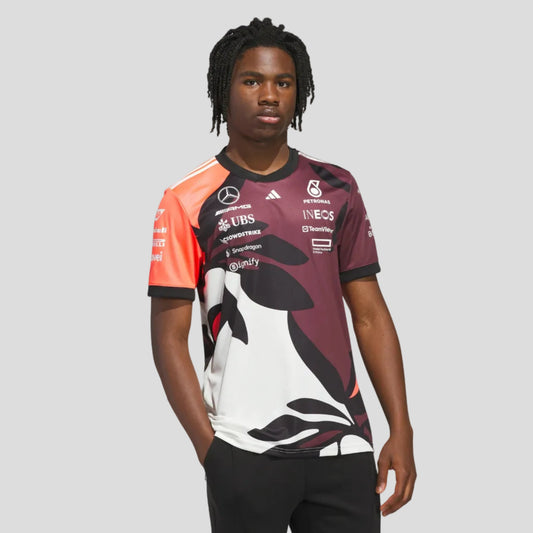 2025 Miami Floral Jersey Tee