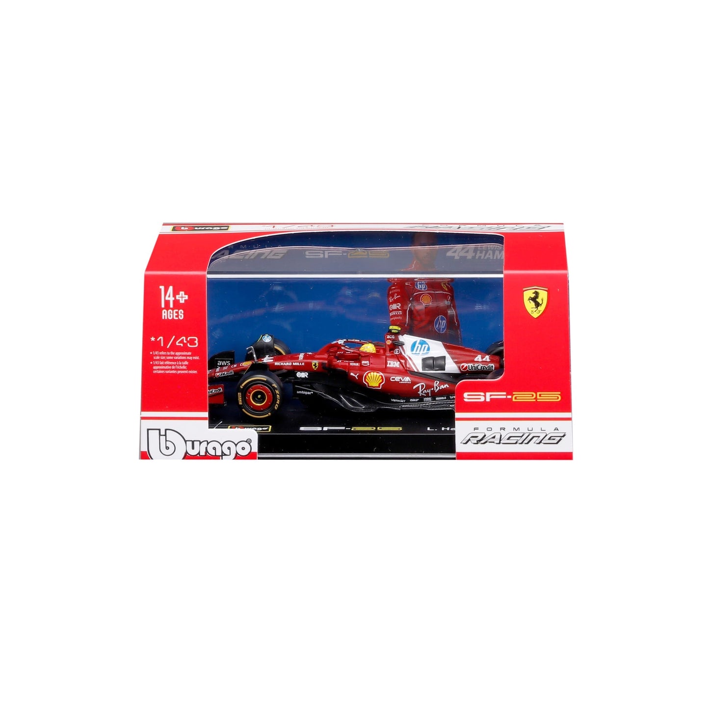 Lewis Hamilton #44 - Ferrari SF-25 2025 // 1:43 Scale model