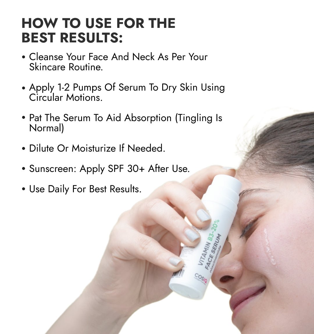 CosIQ Niacinamide Vitamin B3-20% Serum 60ml