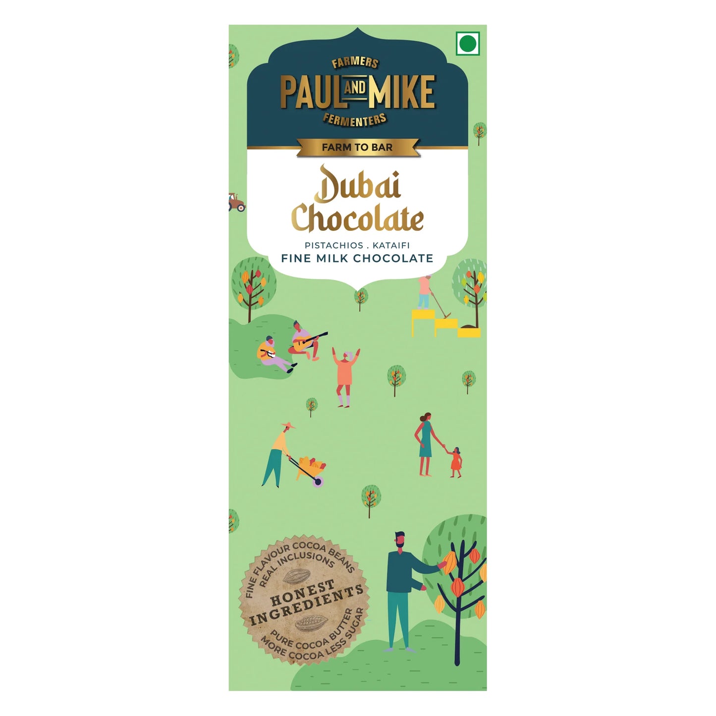 Kunafa Chocolate with Afghan Pistachios – Dubai Inspired | Paul Mike