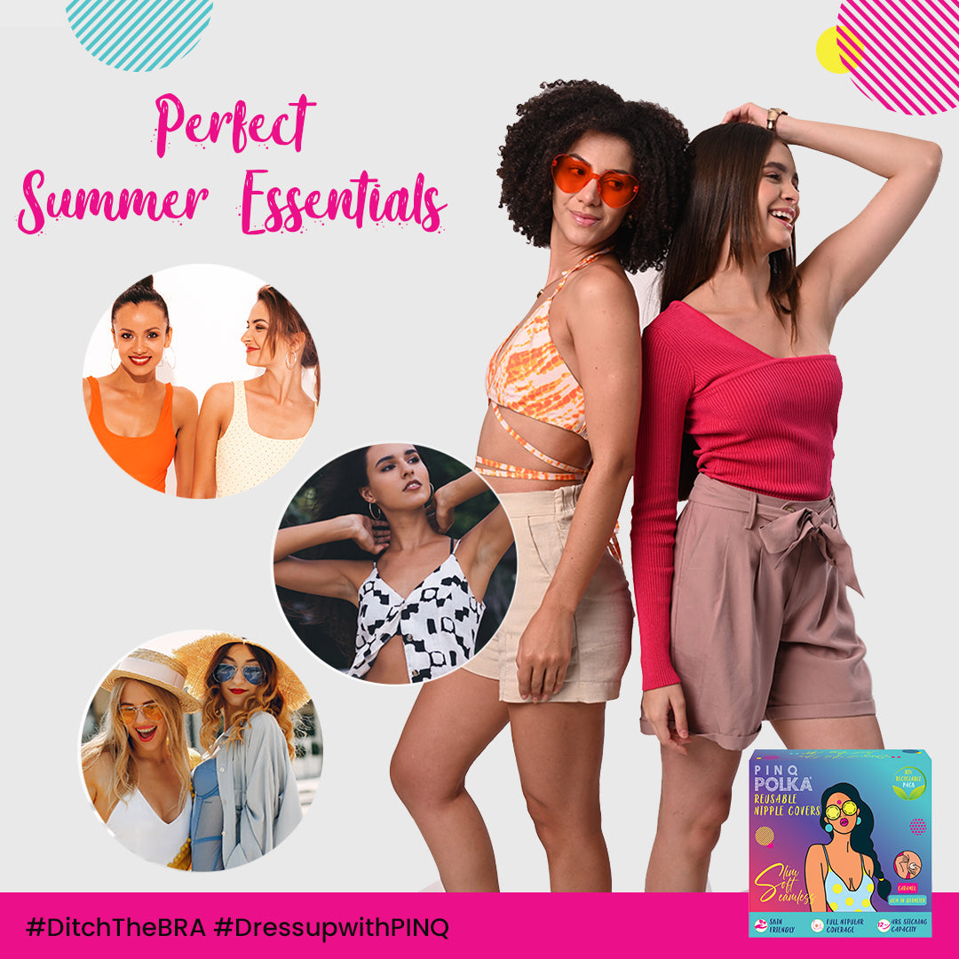 Reusable Nipple Covers | Pink Polka