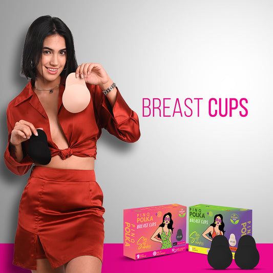 Breast Cups | Pink Polka