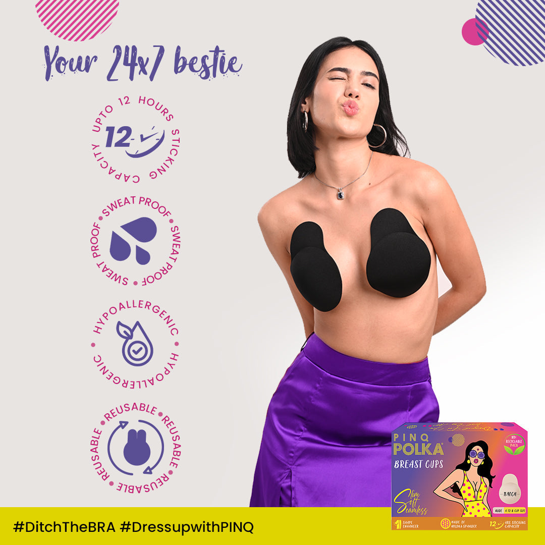 Breast Cups | Pink Polka