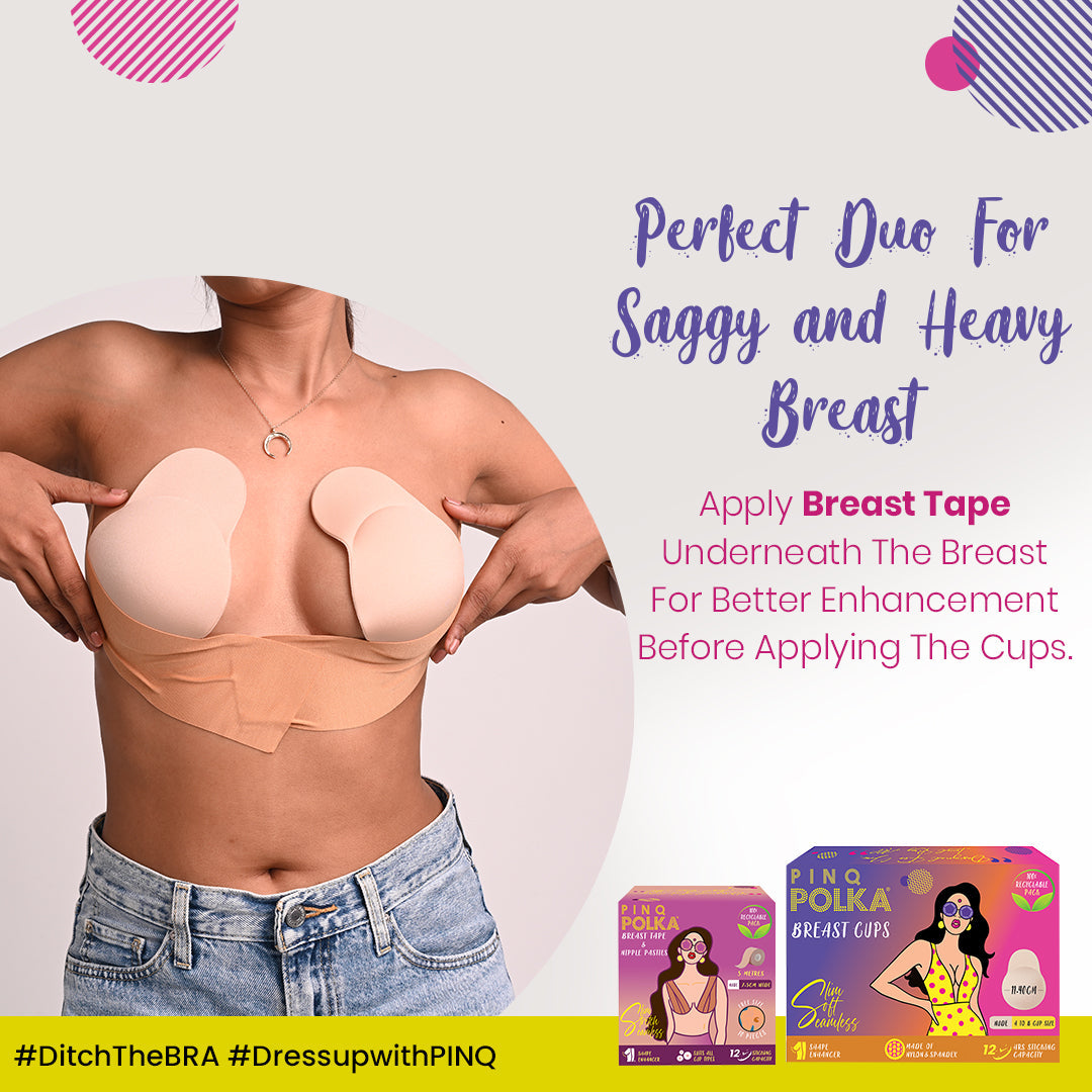 Breast Cups | Pink Polka