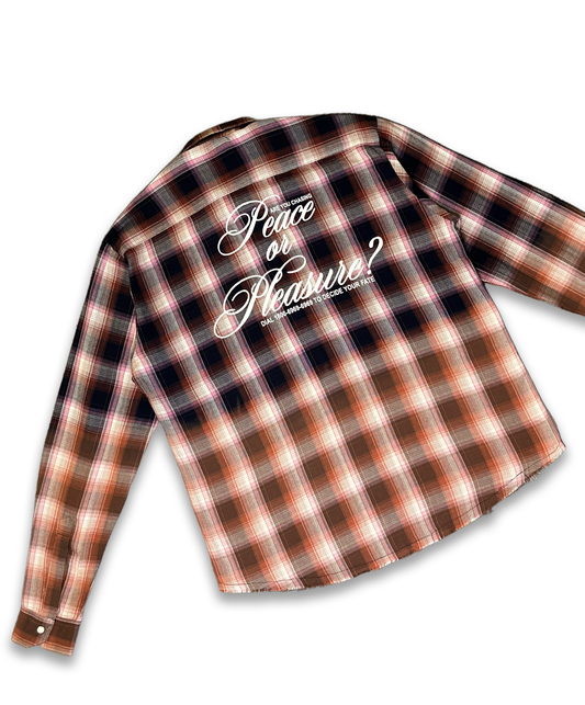 Peace or pleasure shirt