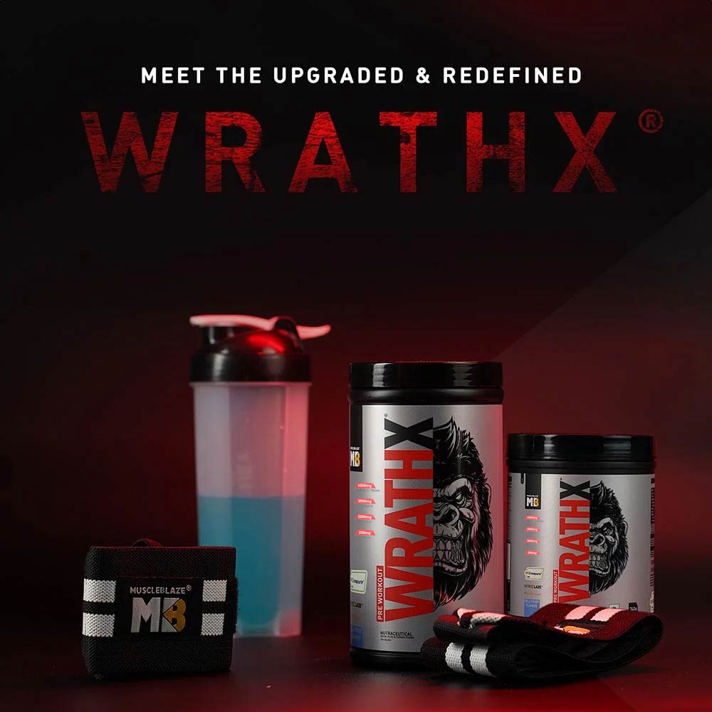 MuscleBlaze Pre Workout WrathX  340 g